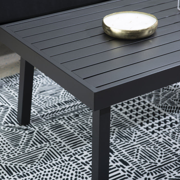 AllModern Holland Outdoor Aluminum Coffee Table & Reviews Wayfair